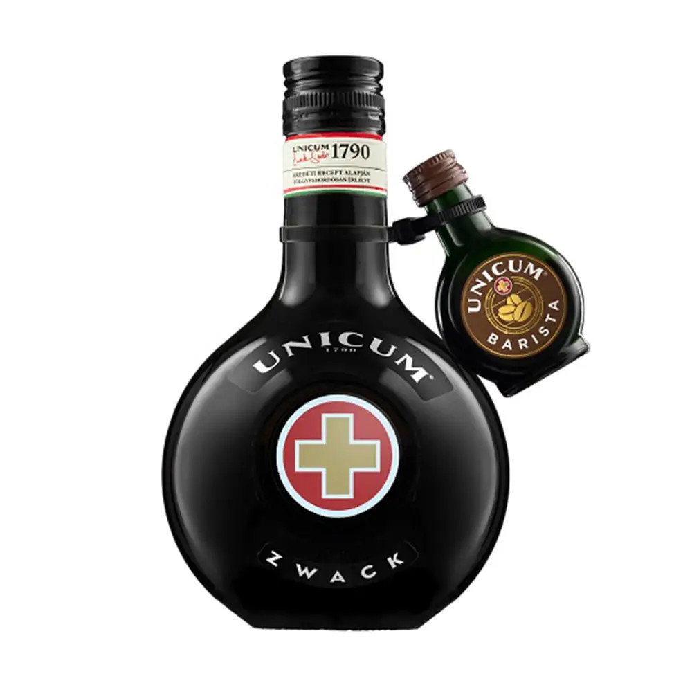 Unicum 34.5% 0.5l + Barista 0.04l