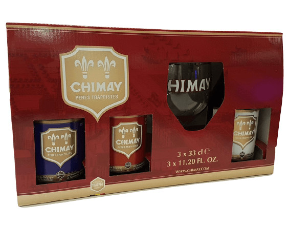 Chimay 3x0,33l+pohár 8%