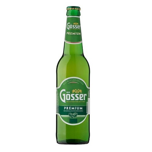 Gösser 0.33l üveges sör vv.