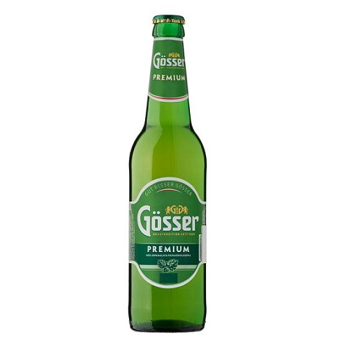 Gösser 0.5l üveges sör vv.