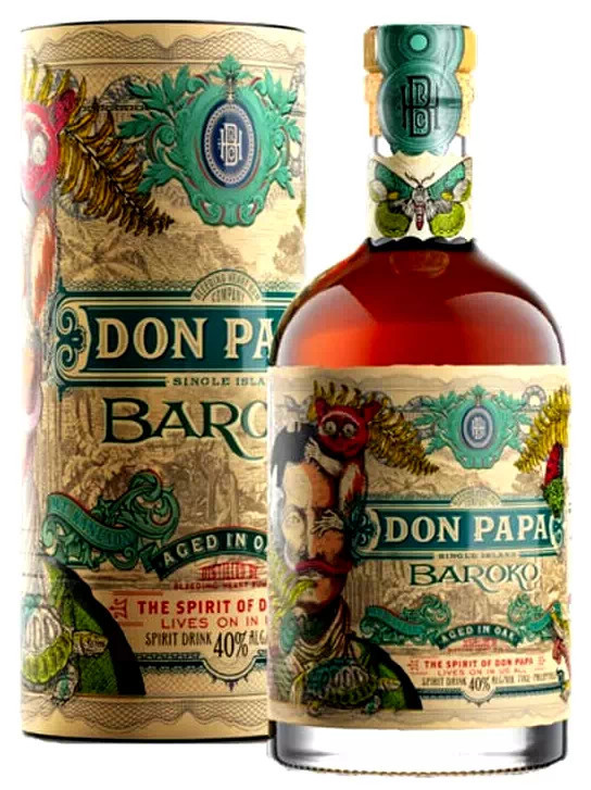 Don Papa Baroko Rum 0.7l Pdd.