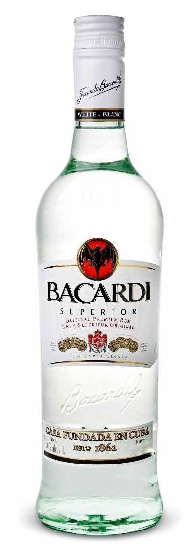 Bacardi Carta Blanca Rum 1l DRS