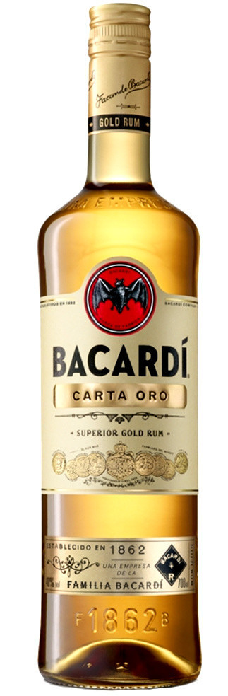 Bacardi Carta Oro Rum 0.7l DRS