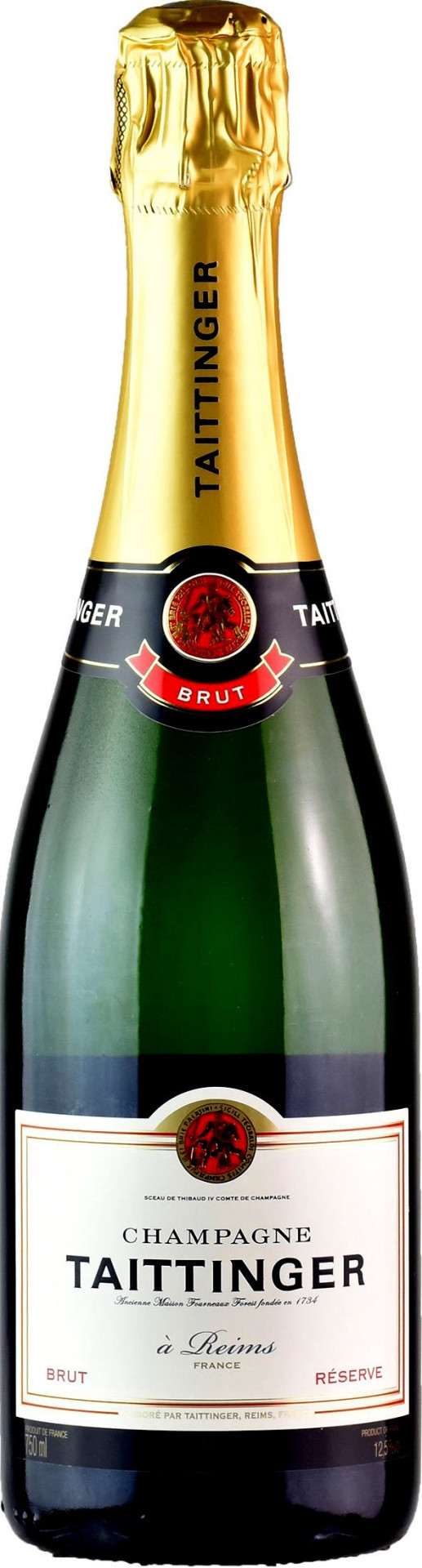 Taittinger Brut Champagne 0.75l DRS