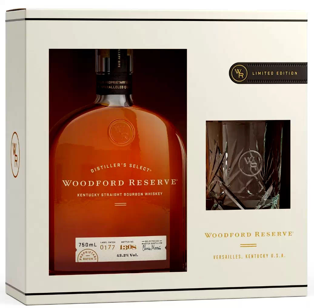 Woodford Reserve Whiskey 0.7l +pohár