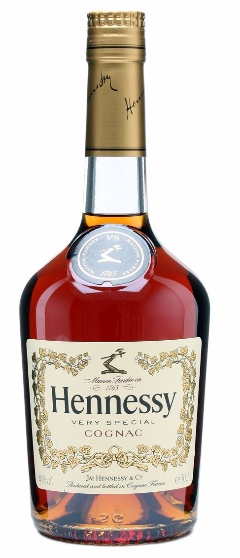 Hennessy VS Naked Cognac 0.7l DRS