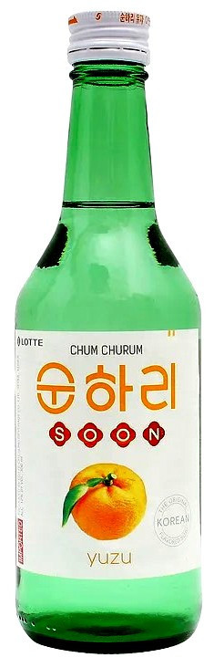 Soju Lotte Yuzu /Citrom/ 0.35l DRS