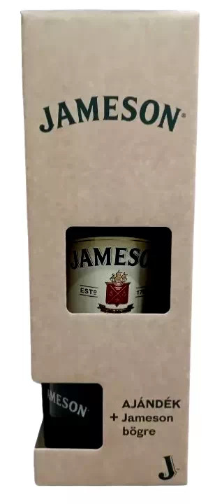 Jameson Ír Whiskey 0.7l +bögre DRS