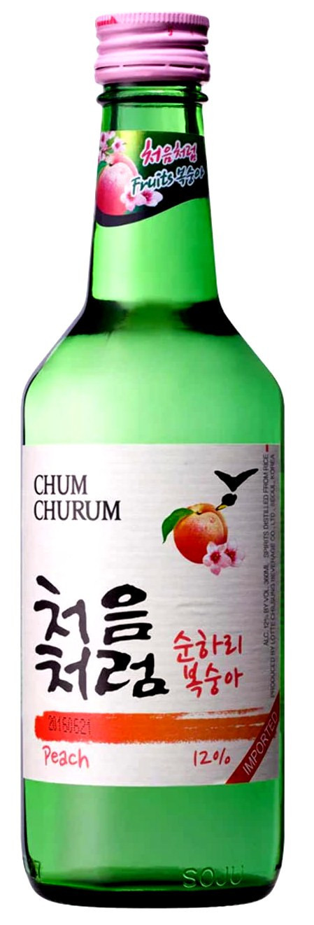 Soju Chum Churum Peach Koreai Párlat 0.35l DRS