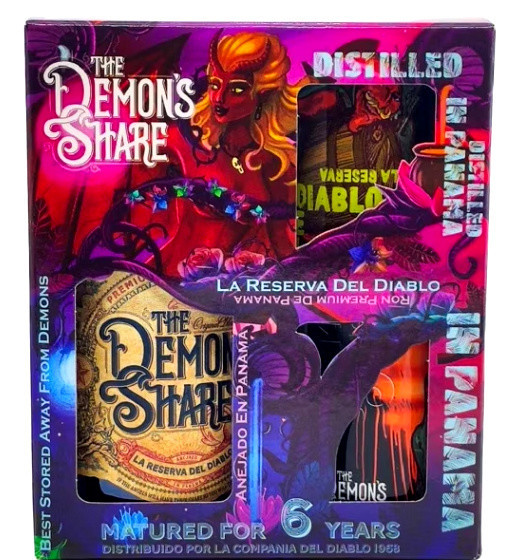 The Demons Share 6 éves Rum 0.7l +2pohár DRS