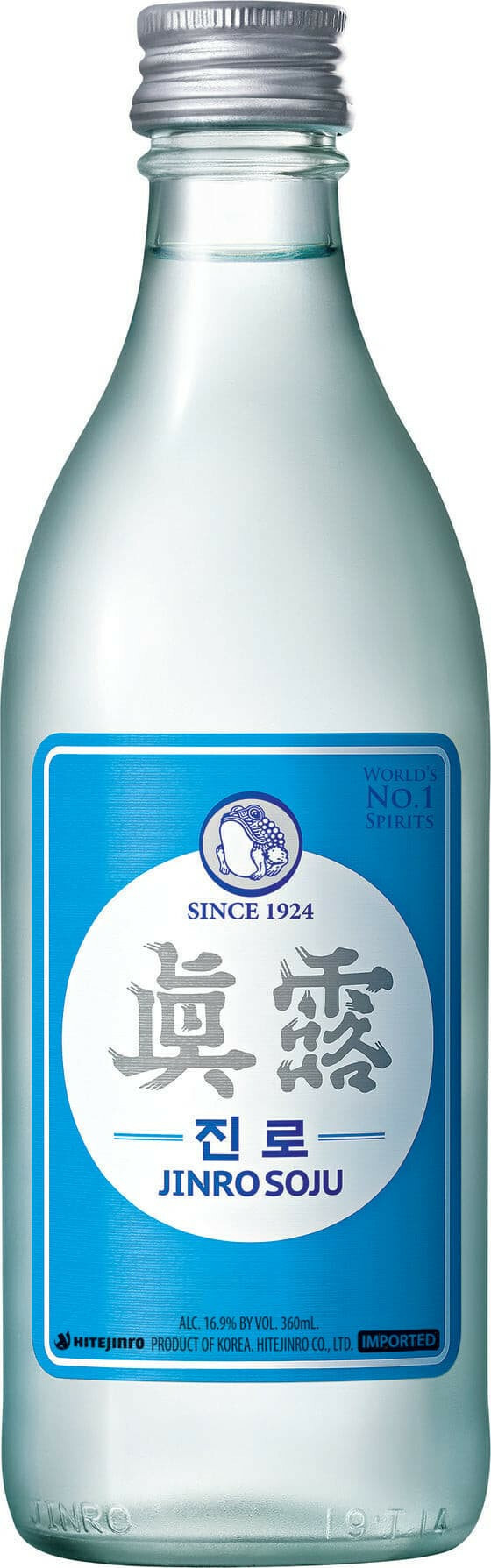 Soju Retro Jinro Koreai Párlat 0.35l DRS