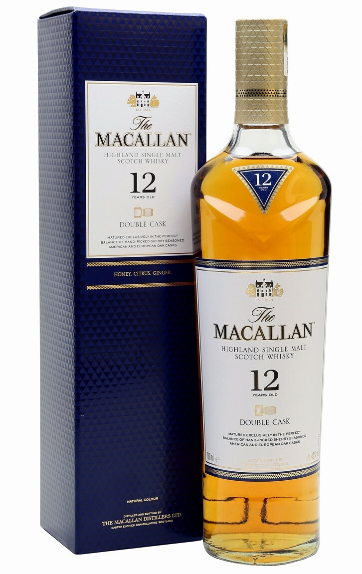 The Macallan 12 éves Double Cask Whisky 0.7l DRS