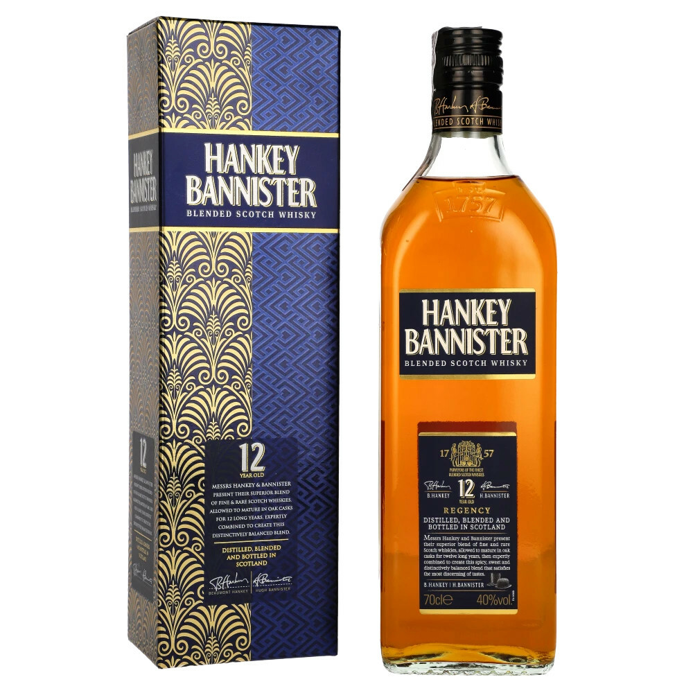 Hankey Bannister 12 éves Skót Whisky 0.7l DRS