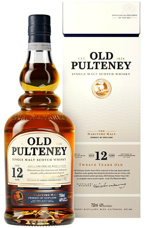 Old Pulteney 12 éves Skót Single Malt Whisky 0.7l DRS