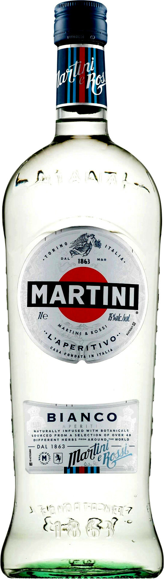 Martini Bianco Vermouth 1l DRS