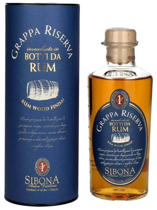 Sibona Grappa Riserva Rumos Hordóban Utóérlelve 0.5l